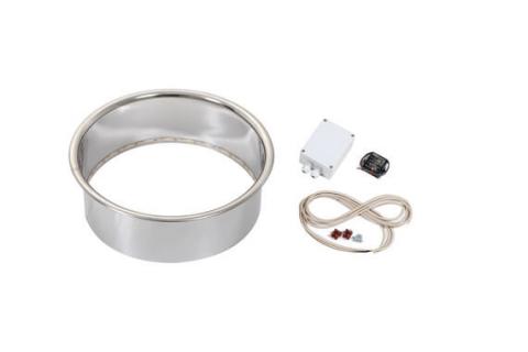Embedding Flange w/ LED-Lighting for Cilindro Heaters