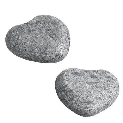 Lempi - 2 heart-shaped Massage Stones